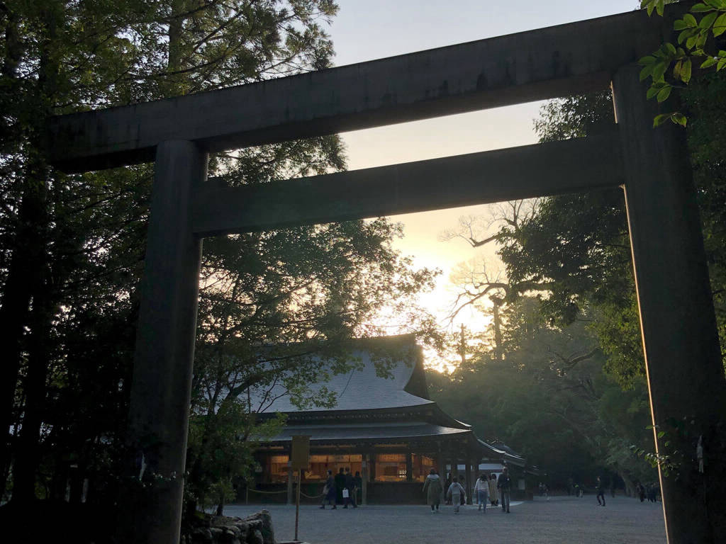 Ise Jingu, Mie, in late-March